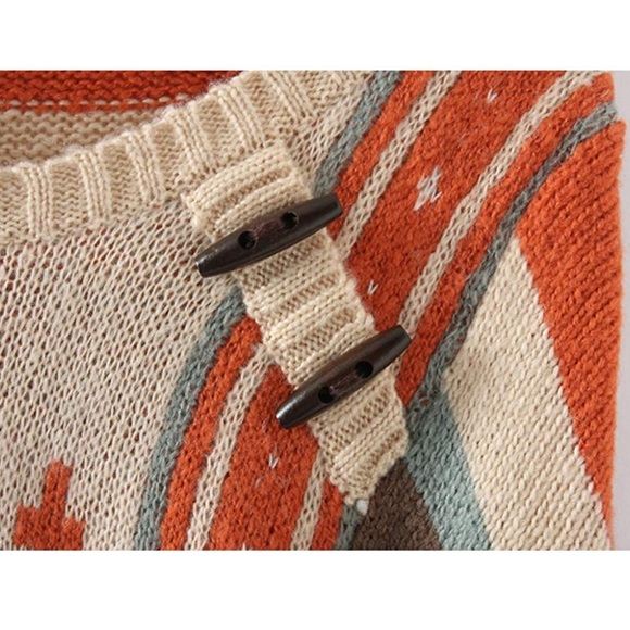 Batwing sweater poncho - Picture 4 of 6